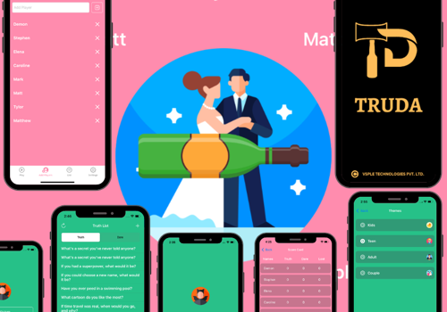 UX/UI Design Package Example: Truda - Truth or Dare