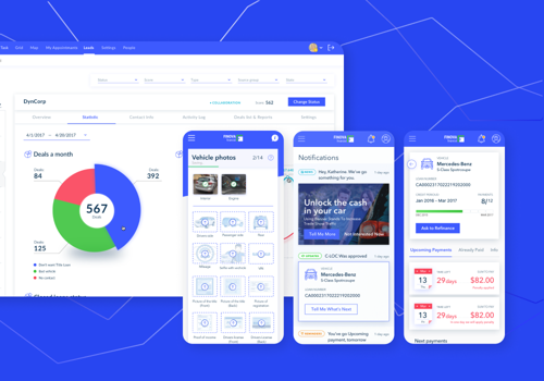 UX/UI Design Package Example: Finova Financial