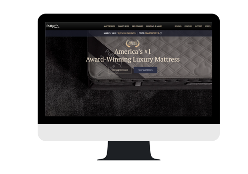 Web Development Package Example: Puffy - Custom eCommerce