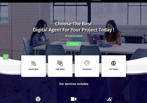 Web Design Package Example: Business Website Design For Coolfm Designs