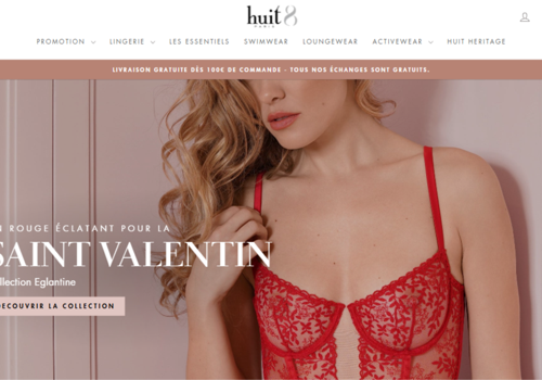 Search Engine Optimization Package Example: HUIT.fr Website Design