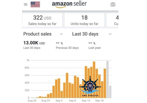 Ecommerce Marketing Package Example: Amazon.com: Achieving 13.00K Sales in 30 Days