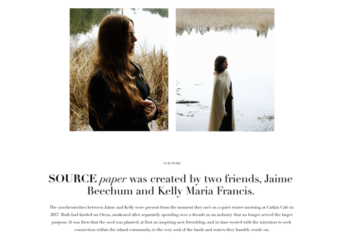 Web Design Package Example: Web Design for Literary Journal