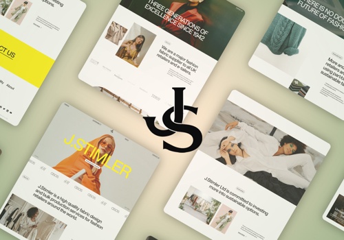 Branding Package Example: J Stimler - International Fabric Suppliers