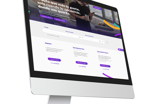 Web Development Package Example: Voy en Auto Car Rental Website