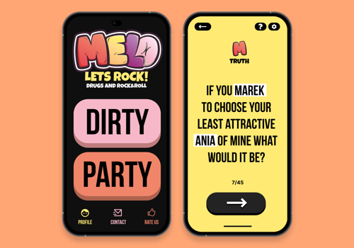 Mobile App Development Package Example: Melo