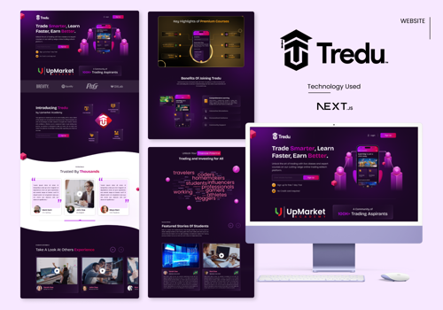 UX/UI Design Package Example: Tredu