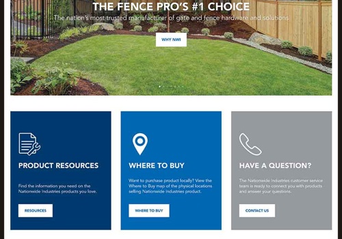 Web Design Package Example: Nationwide Industries Website Design
