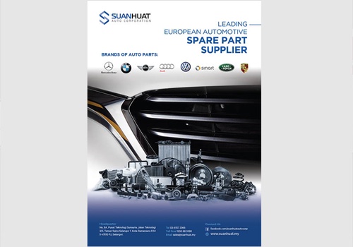 Graphic Design Package Example: Leaflet design for Suan Huat