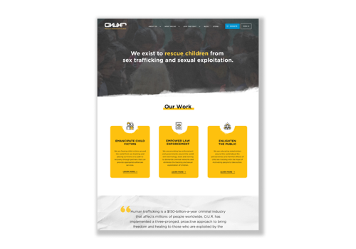 Web Design Package Example: Shopify Design and Development