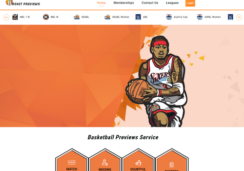 Web Design Package Example: Basket Previews