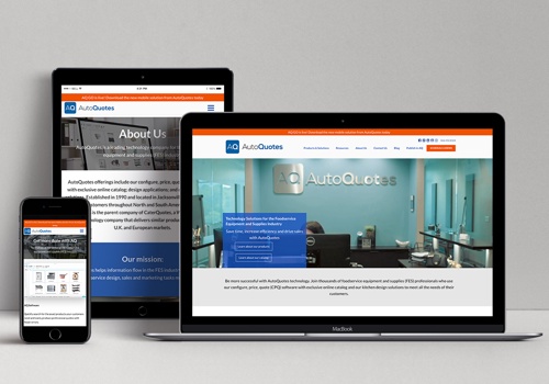 Web Design Package Example: AutoQuotes