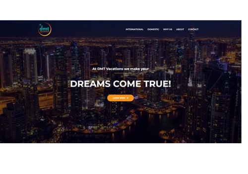 Web Design Package Example: DMT Vacations Website | Web Design & Development