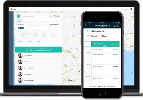 UX/UI Design Package Example: iOFFICE Hummingbird