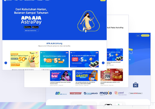 Web Design Package Example: Fintech company profile page