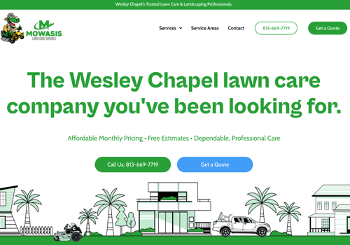 Web Design Package Example: Mowasis - WordPress Development