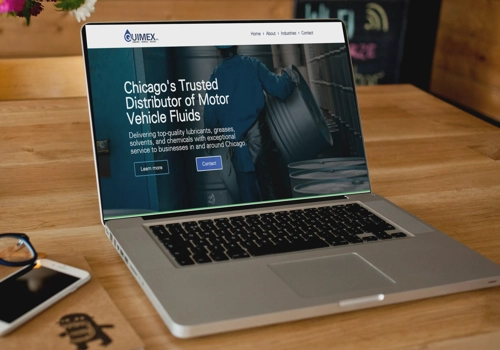 Web Design Package Example: Website design for Chemical Distributor