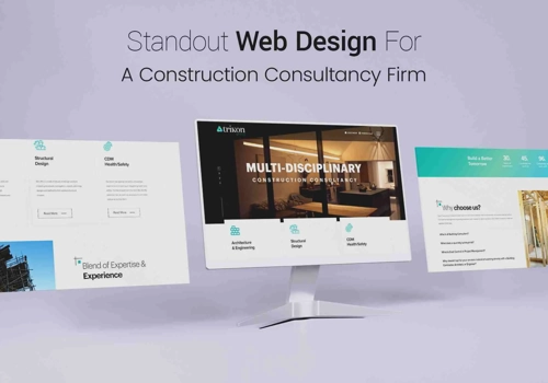 UX/UI Design Package Example: WordPress - Web Development for construction firm