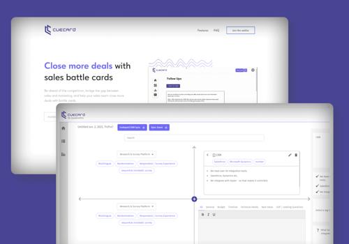 Custom Software Development Package Example: CueCard