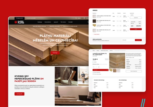 Web Design Package Example: Kates Plates  - Website development