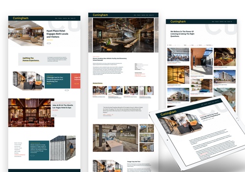 Web Development Package Example: Cuningham Group Architects