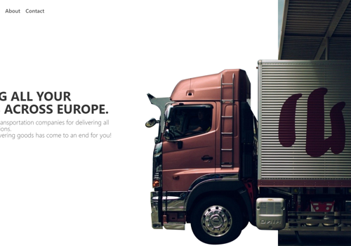 Web Design Package Example: Valklogistc - Website and custom web application