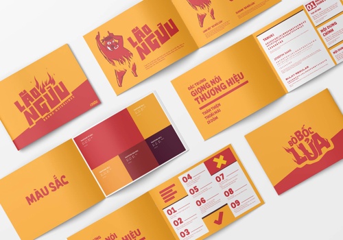 Branding Package Example: Lao Nguu | Branding & Design