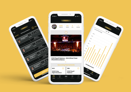 Mobile App Development Package Example: Daily Fantasy Sport Gaming App - 50,000 Users