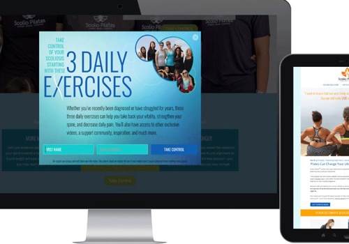 Email Marketing Package Example: Scoliosis Exercise Company Finds Support to Grow