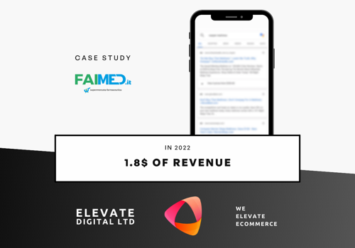 Pay Per Click Package Example: $1.8m of revenue in 2022