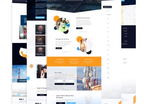 Web Design Package Example: Website for KGI Wireless