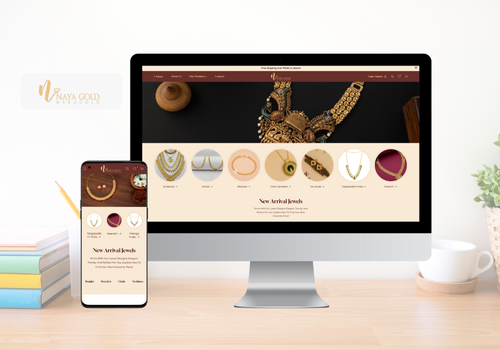 E-Commerce Development Package Example: Naya gold Mera gold