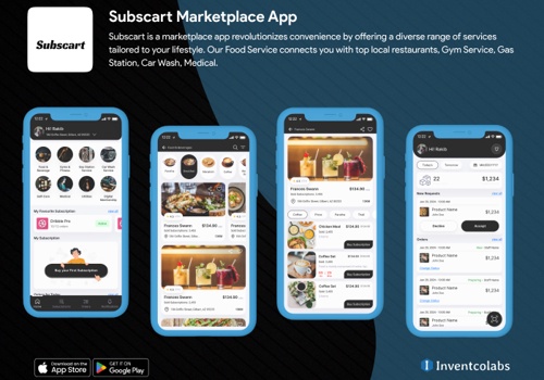 Mobile App Development Package Example: Subscart - Marketplace App