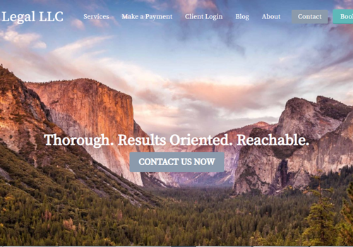 Web Design Package Example: Immigration Lawyer Website