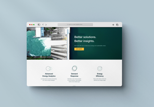Web Design Package Example: Maven Energy - Website | Branding | UI/UX