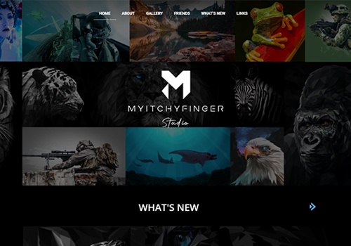 Web Design Package Example: WordPress Website for NFT & Digital Arts