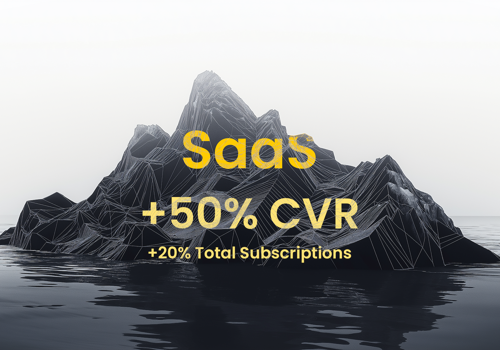Conversion Optimization Package Example: Saas +50 CVR
