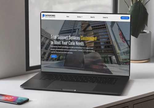 Web Design Package Example: Website design for Trial Consultant