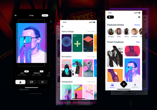 Mobile App Development Package Example: AI Based Image Editing Mobile App