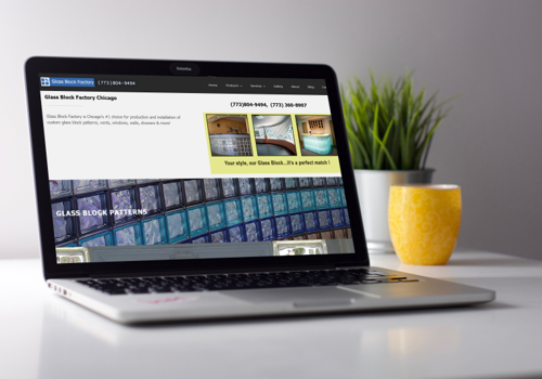 Web Design Package Example: Website design for Manufacturing