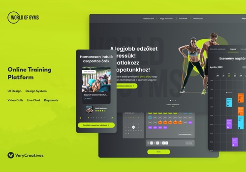 UX/UI Design Package Example: World of Gyms