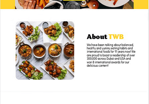 Web Development Package Example: The Weekly Bite Magazine - Website Development