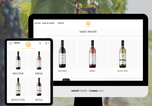 E-Commerce Development Package Example: Winery & Vineyard Shopify Store
