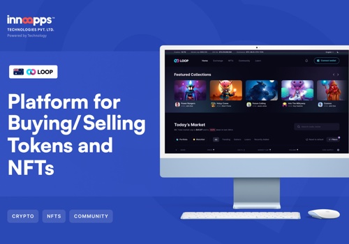 UX/UI Design Package Example: Platform for buying/selling Tokens and NFTs