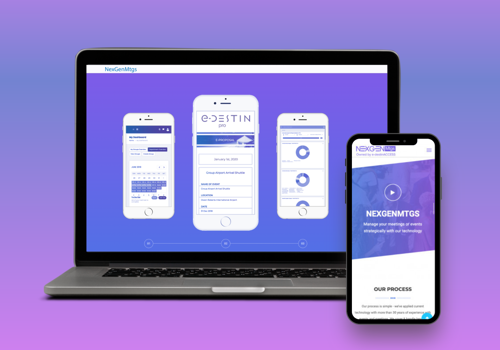 Web Development Package Example: NexGenMtgs - Meeting & Event Management Platform