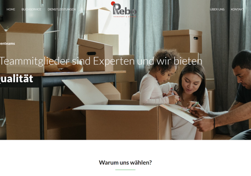 Web Development Package Example: Rebo Transport