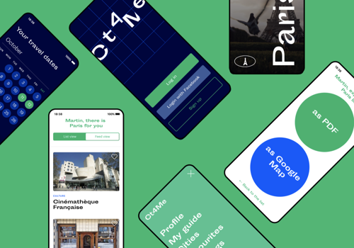 Branding Package Example: Ct4me | Concept, branding, web