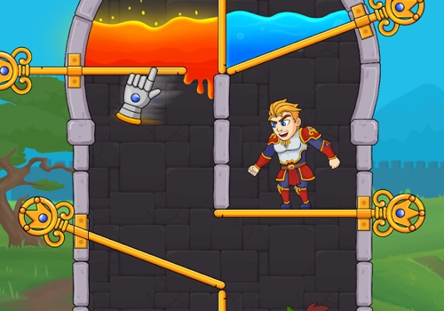 UX/UI Design Package Example: Rescue Challenge-Hero Pull Pin