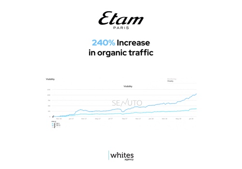 Search Engine Optimization Package Example: Productive SEO Activities - Etam Paris