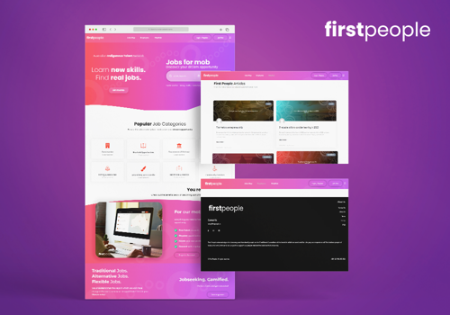 Web Design Package Example: Australian Indigenous Talent Network